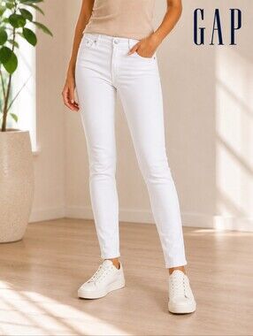 💙 GAP - NEW WITH TAG White Slim Skinny Jeans